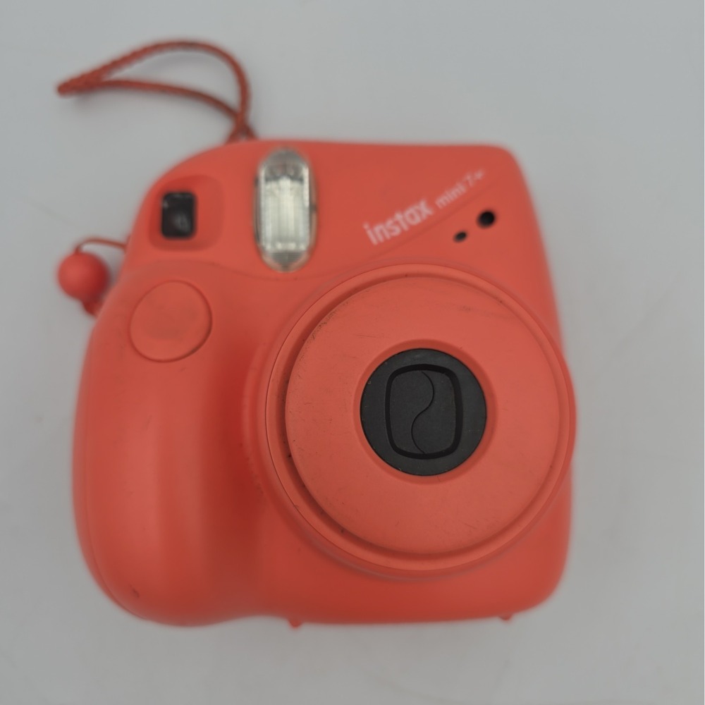 Fujifilm Instax Mini 7+ Plus Instant Camera Pink Tested and Working